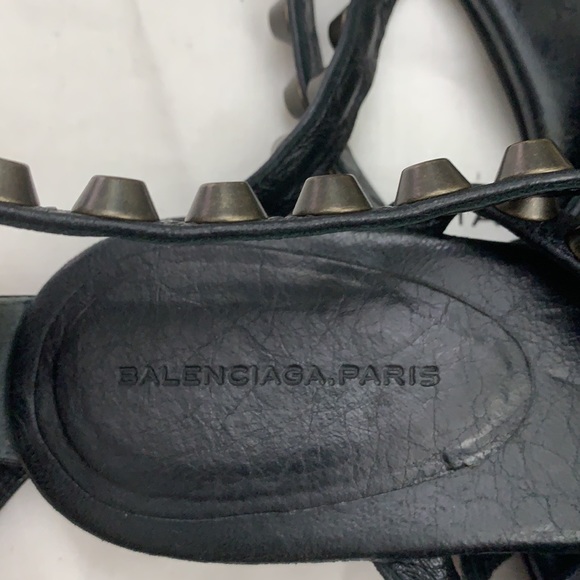 Balenciaga gladiator flat studded sandals 37 - Picture 2 of 6